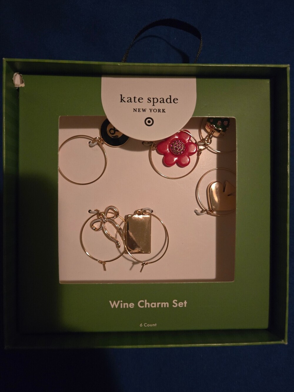 Kate Spade New York Wine Charm Set - 6 Count